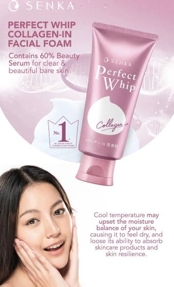 Shiseido Senka Perfect Whip Collagen In Cleanser 4.23 oz - Gen C