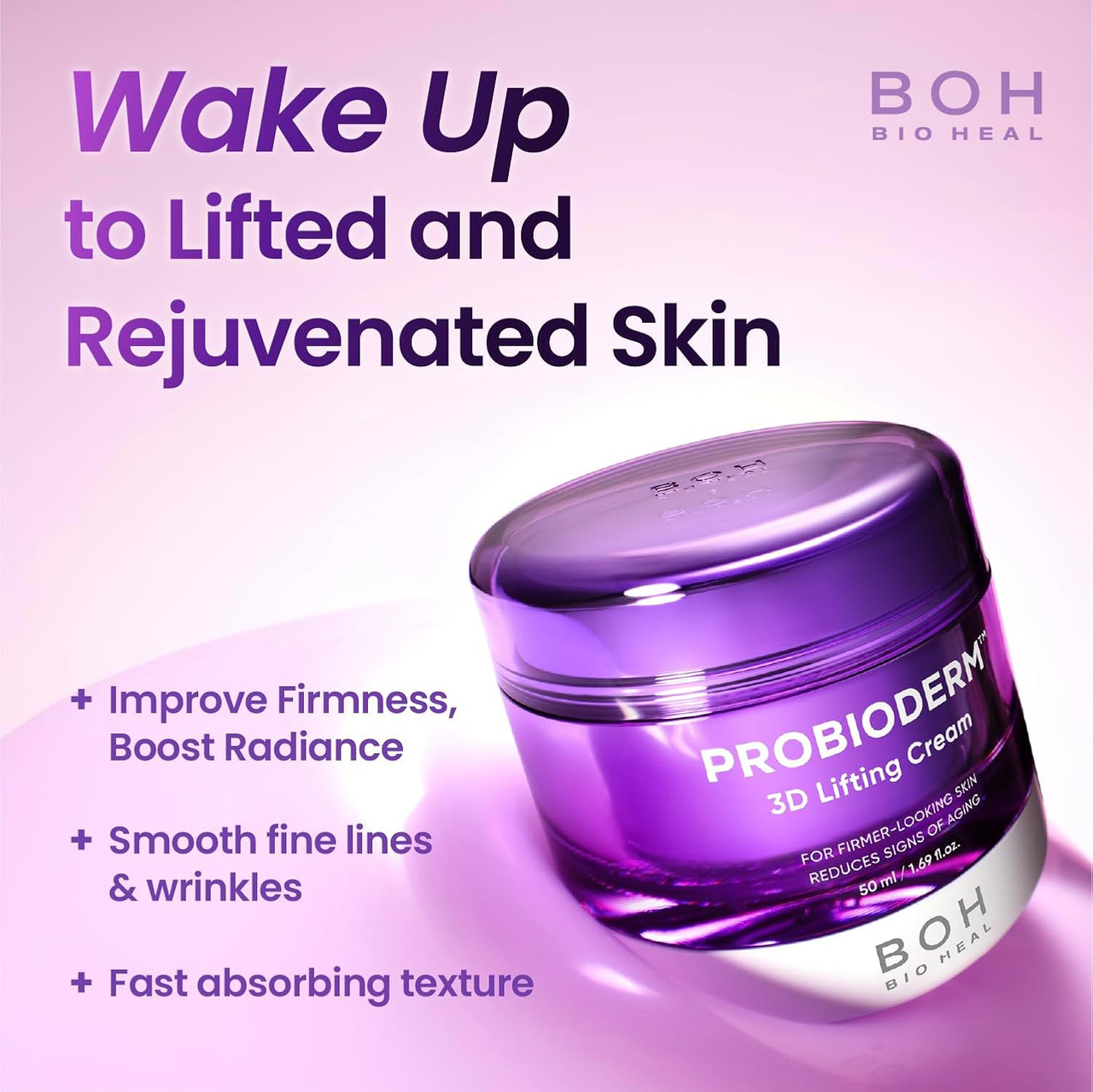 Bio Heal Probioderm 3D Lifting Cream, 50 ml / 1.69 fl oz