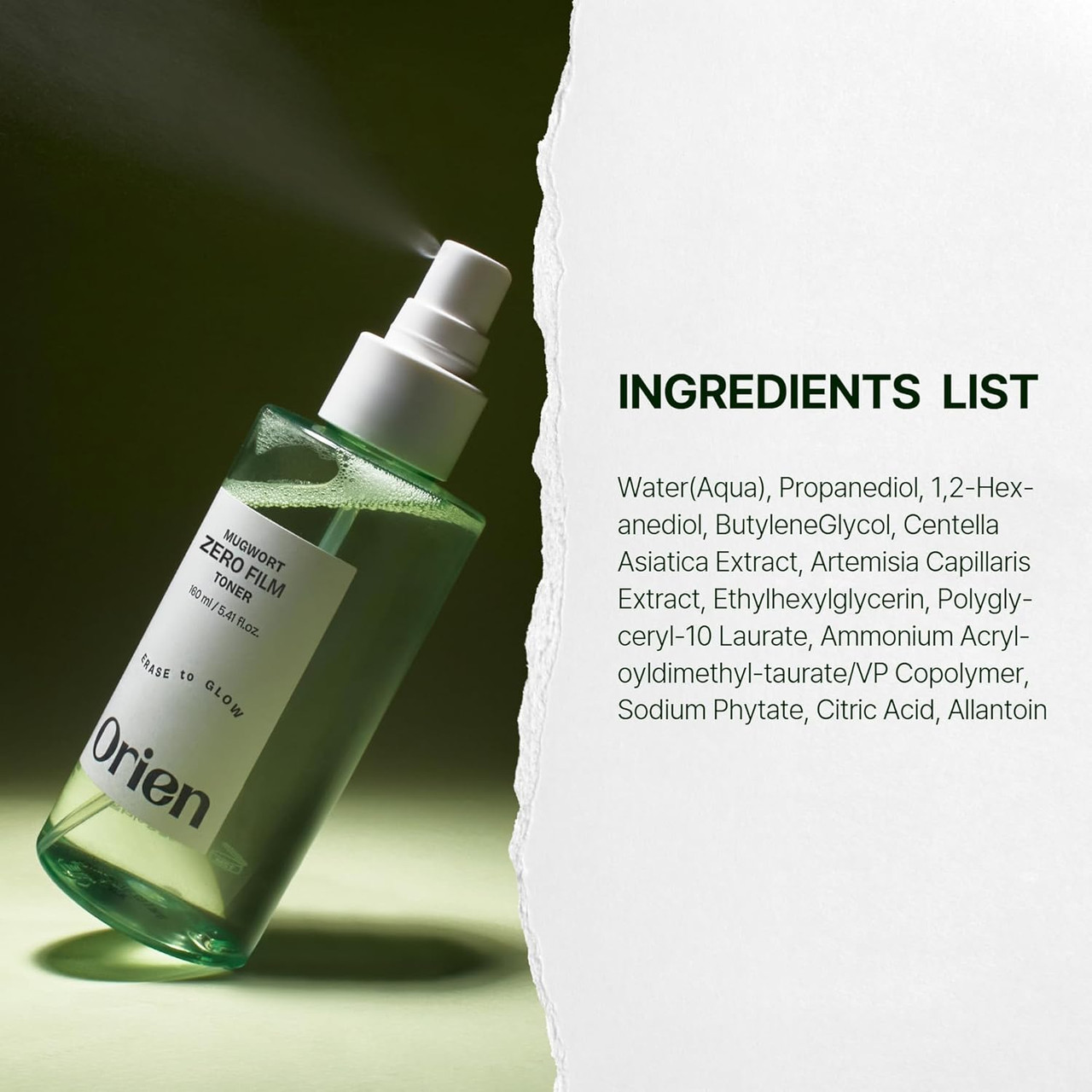 Orien Mugwort Soothe In Toner 160ml
