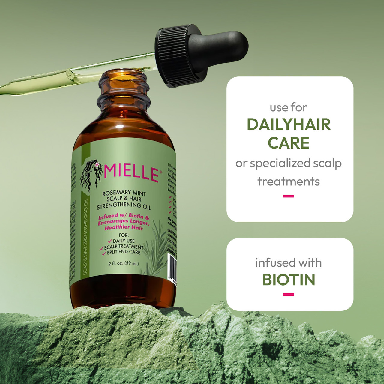 Mielle Organics Rosemary Mint Scalp and Hair Strengthening Oil