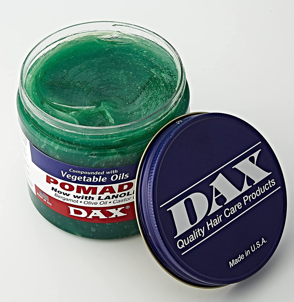Dax Bergamot Pomade for Styling with Olive Oil & Castor Oil, 14oz. - Pack  of 1