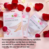 Cala Rosewater Moisturizing Foot Masks 3 pairs