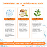 Ingredients of Kojie San Skin Lightening Kojic Acid Soap 65g