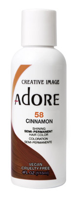 Adore Semi-Permanent Hair Color #58 Cinnamon 4 oz