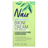 Nair Sensitive Formula Bikini Cream Hair Remover with Green Tea 1.7 Oz