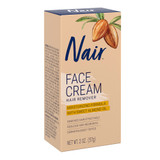 Nair Face Cream Hair Remover with Sweet Almond Oil 2 Oz