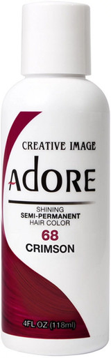 Adore Semi-Permanent Hair Color #68 Crimson 4 oz