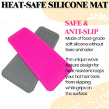 Gen'C Béauty Grey Heat Resistant Silicone Pouch for Heat Tools (11.3" x 5.6")