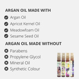 Argan Oil Made With & Argan Oil Made Without