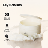 Benefits of BOJ Cleansing Balm: Hydrating finish without skin irritation