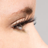 The effect of wearing of  Joyce - Premium Synthetic Staggered Lash Set