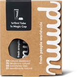 Package of Nuud Natural Deodorant Starter Pack Black With Magic Cap