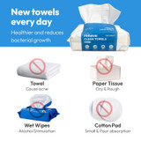 New towels every day