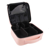 Open Gen'C Béauty Adjustable Dividers Travel Makeup Case Pink