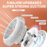 4 major upgrades super strong suction about Gen'C Béauty USB Rechargeable Fabric Lint Remover