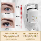 2 Heating modes about Gen'C Béauty USB Rechargeable Heated Eyelash Curler