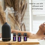 Ideal for use with diffusers and aromatherapy