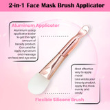 2 in 1 Face mask brush applicator