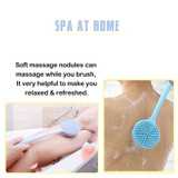 Spa at home about Gen'C Béauty Long Handle Silicone Back Scrubber