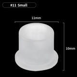 Size of Gen'C Béauty Disposable Tattoo Ink Cap Cups - 11 mm