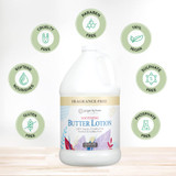 Butter Lotion is 100% vegan and free of parabens, sulfate, phosphate, gluten and is cruelty-free.