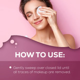 How to use the Andrea Eye Q'S Oil Free Makeup Remover Pads