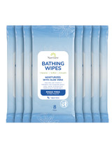 Nurture Valley Rinse Free Bathing Wipes 8 Pack