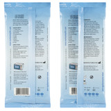 Back of Nurture Valley Rinse Free Bathing Wipes