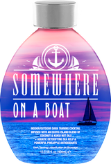 Somewhere On A Boat Dark Indoor Outdoor Tanning Bed Lotion 13.5 Oz