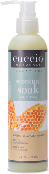 Cuccio Milk & Honey Scentual Soak 8 oz