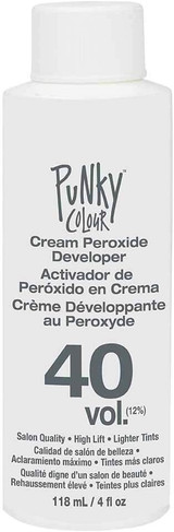 Punky 40 Volume Cream Peroxide Developer  4 oz