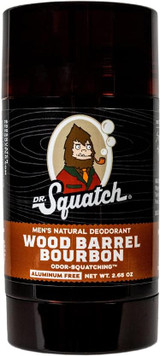 Dr. Squatch Wood Barrel Bourbon Deodorant 2.66 oz