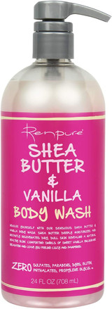 RENPURE Body Wash Shea Butter & Vanilla Body Wash 24 Oz