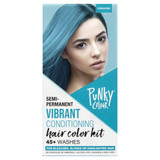 Punky Colour Box Kit Turquoise - For Bleached, Blonde or Highlighted Hair, Non-Damaging Hair Dye 