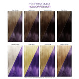 Color Results of Adore Semi-Permanent Hair Color #113 African Violet 4 oz