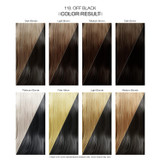 Color Results of Adore Semi-Permanent Hair Color #118 Off Black 4 oz