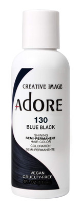 Adore Semi-Permanent Hair Color #130 Blue Black 4 oz