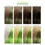 Color Results of Adore Semi-Permanent Hair Color #163 Green Apple 4 oz