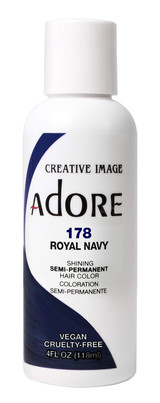 Adore Semi-Permanent Hair Color #178 Royal Navy 4 oz