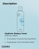 Description about CosRX Hydrium Watery Toner 5.07 oz