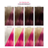 Color Results of Adore Semi-Permanent Hair Color #142 Pink Blush