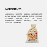 Ingredients of Barefoot Venus Wild Ginger & Sweet Orange Oat Therapy Bath Soak