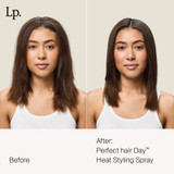 Before and after about Living Proof Perfect Hair Day Heat Styling Spray 5.5 oz