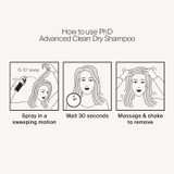 How to use the Living Proof Perfect hair Day Advanced Clean Dry Shampoo 5.5 oz