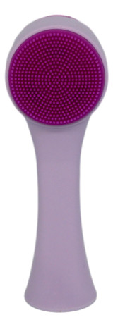 Front of Cala Dual-Action Facial Cleansing Brush Purple