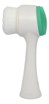 Side of Cala Dual-Action Facial Cleansing Brush Mint