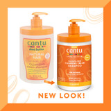 New look for Cantu Shea Butter Cleansing Cream Shampoo 25 oz