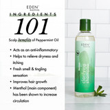 Scalp benefits of Eden Peppermint Tea Tree Clarifying Shampoo 8 oz