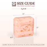 Each size of Pre de Provence Luxury Box of Guest Gift Soap Set of 7