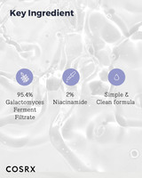 Key Ingredients of CosRX Galactomyces 95% Tone Balancing Essence 3.38 oz